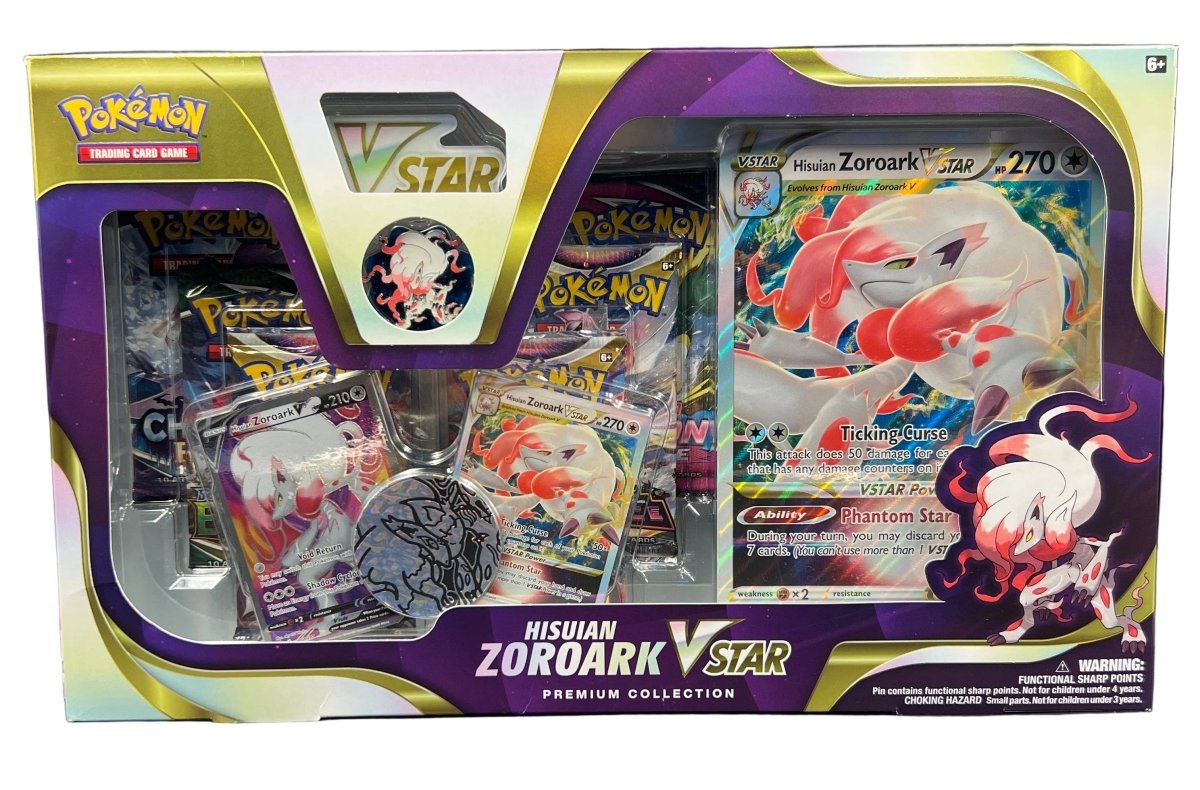 Pokemon - Hisuian Zoroark V Star Premium Collection Box Crown Zenith - Mega Cash Sydney