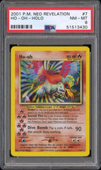 Pokemon - Ho Oh Holo 7/64 PSA 8 - Neo Revelation - Mega Cash Sydney