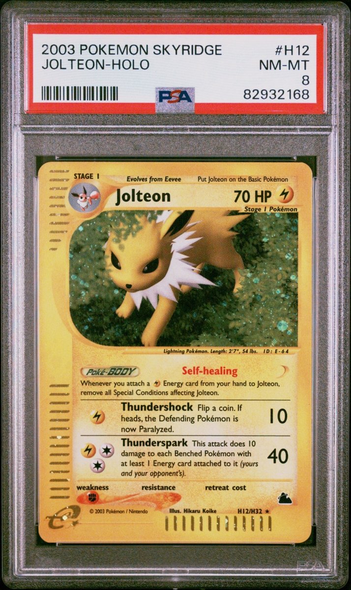 Pokemon - Jolteon Holo H12/H32 PS8 Skyridge - Mega Cash Sydney