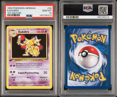 Pokemon - Kadabra - 32/102 PSA 10 Base Set 1st Edition (GERMAN) - Mega Cash Sydney