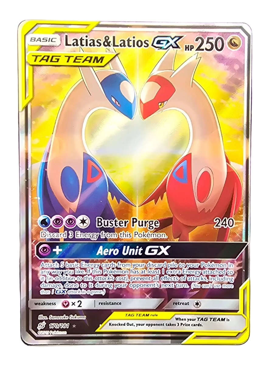 Pokémon - Latias & Latios GX Tag Team - 170/181 - Sun & Moon - Team Up - Mega Cash Sydney