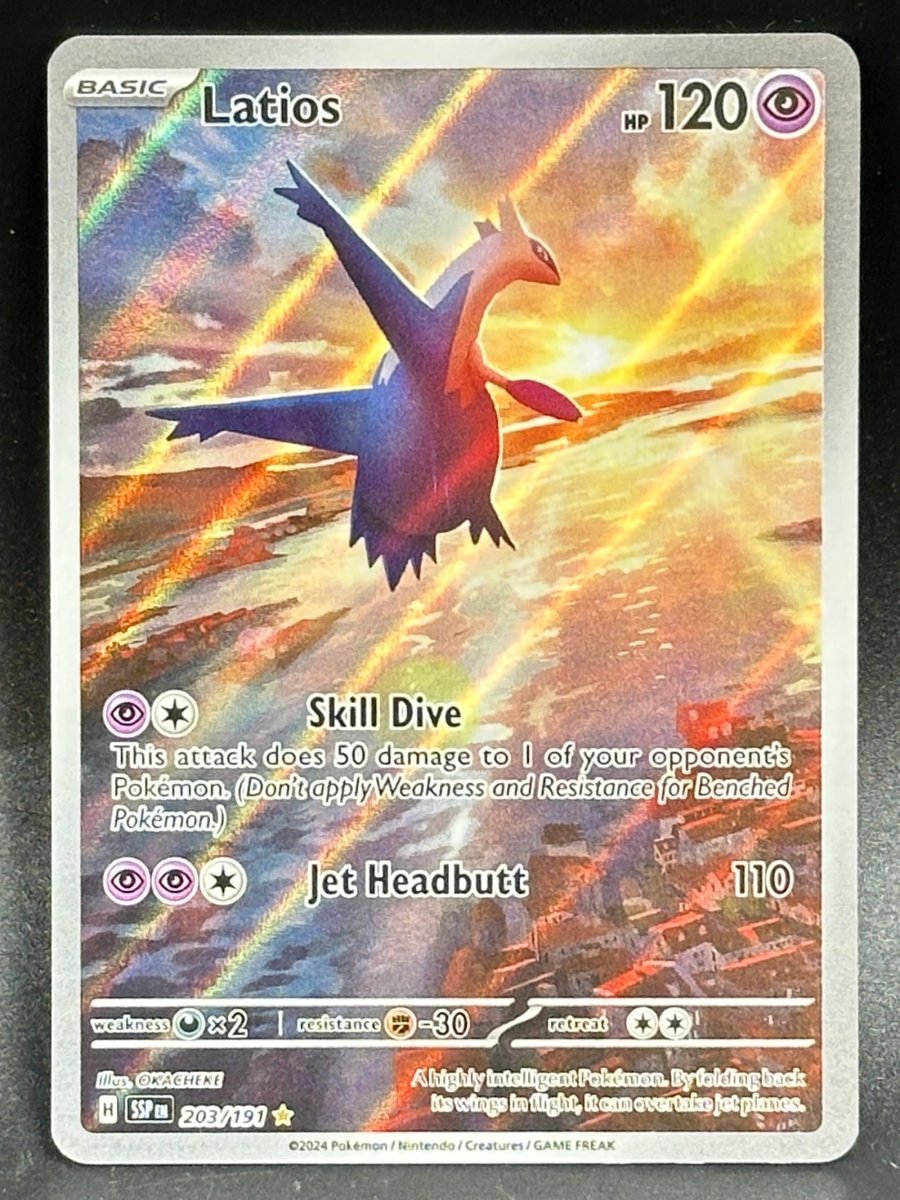 Pokemon - Latios - Surging Sparks 203/191 - Mega Cash Sydney