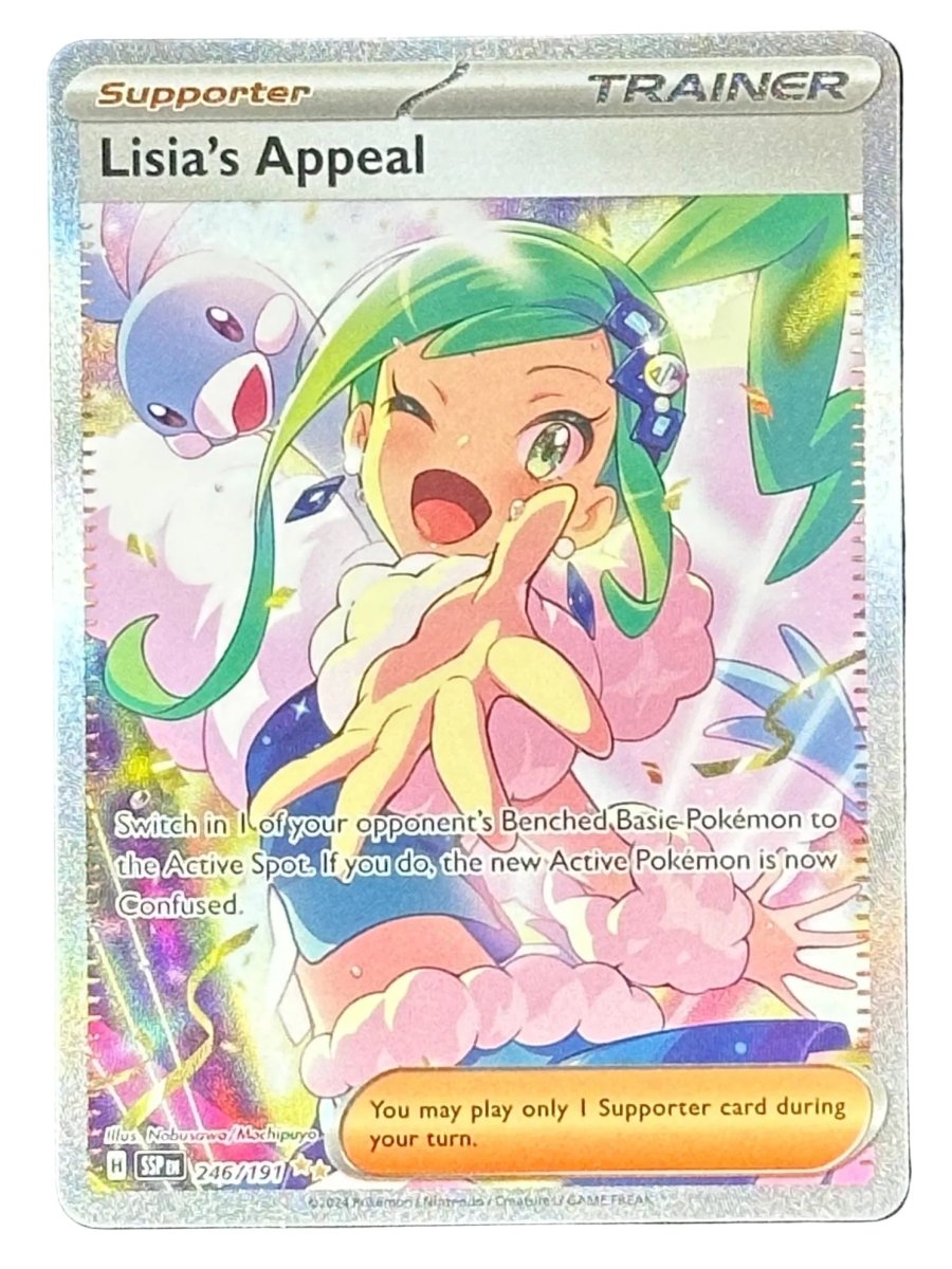 Pokemon - Lisia’s Appeal - Surging Sparks 246/191 - Mega Cash Sydney