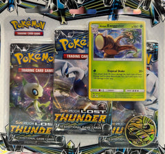 Pokemon - Lost thunder 3 pack - Alolan Exeggutor Promo - Mega Cash Sydney