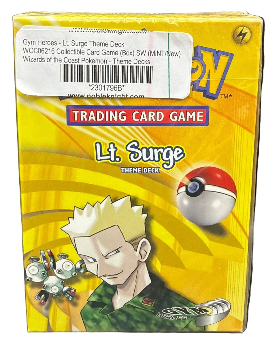 Pokemon- Lt Surge Theme Deck - Sealed - Mega Cash Sydney