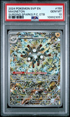 Pokemon- Magneton SVP159 PSA 10 Surging Sparks PC ETB Promo - Mega Cash Sydney