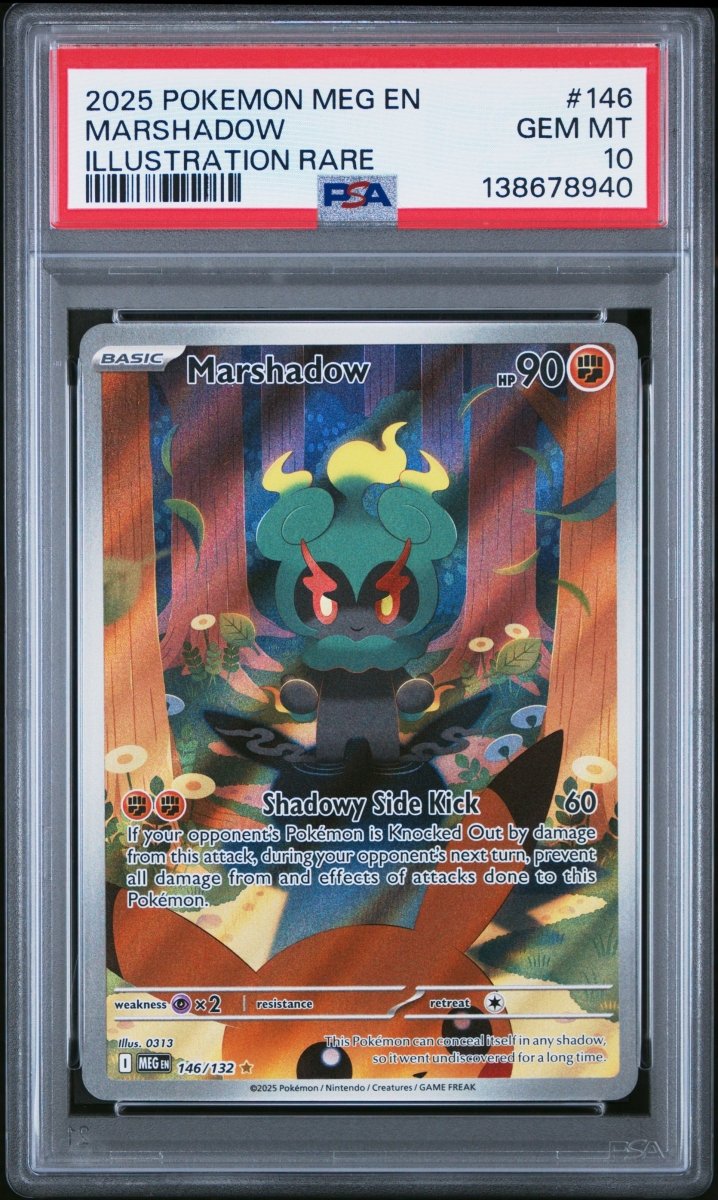 Pokemon - Marshadow 146/132 PSA 10 - Mega Cash Sydney