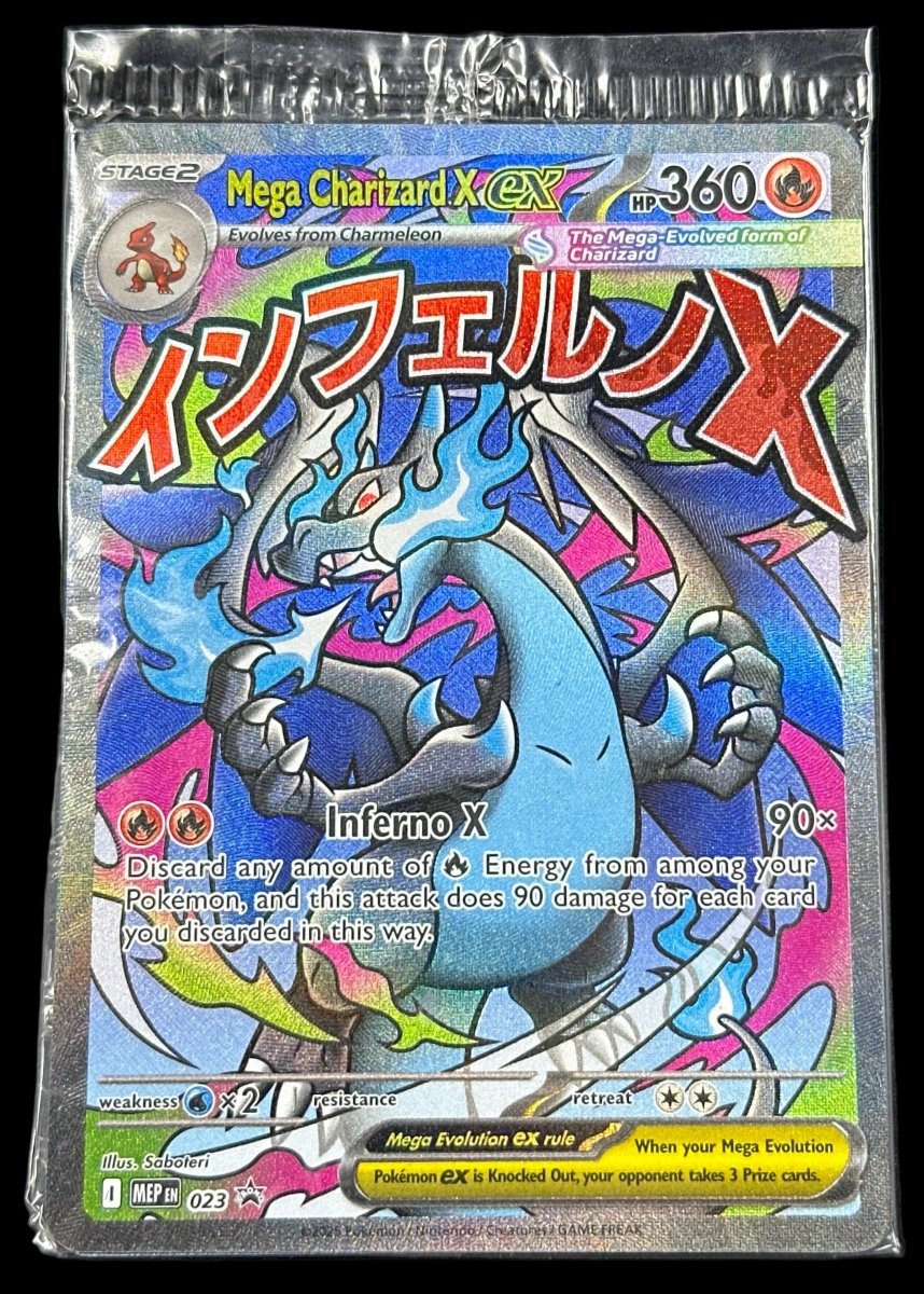 Pokemon - Mega Charizard X EX 023 Promo Mega Evolution - Mega Cash Sydney