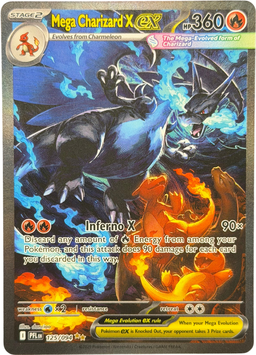 Pokémon - Mega Charizard x Ex 125/094 - Mega Cash Sydney