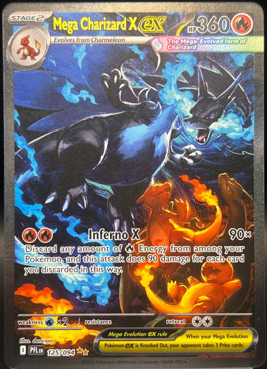 Pokémon - Mega Charizard X ex - Phantasmal Flames - 125/094 - Mega Cash Sydney