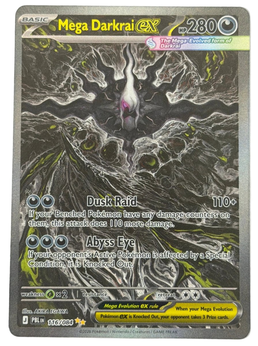 Pokemon- Mega Darkrai EX 116/084 Pitch Black - Mega Cash Sydney