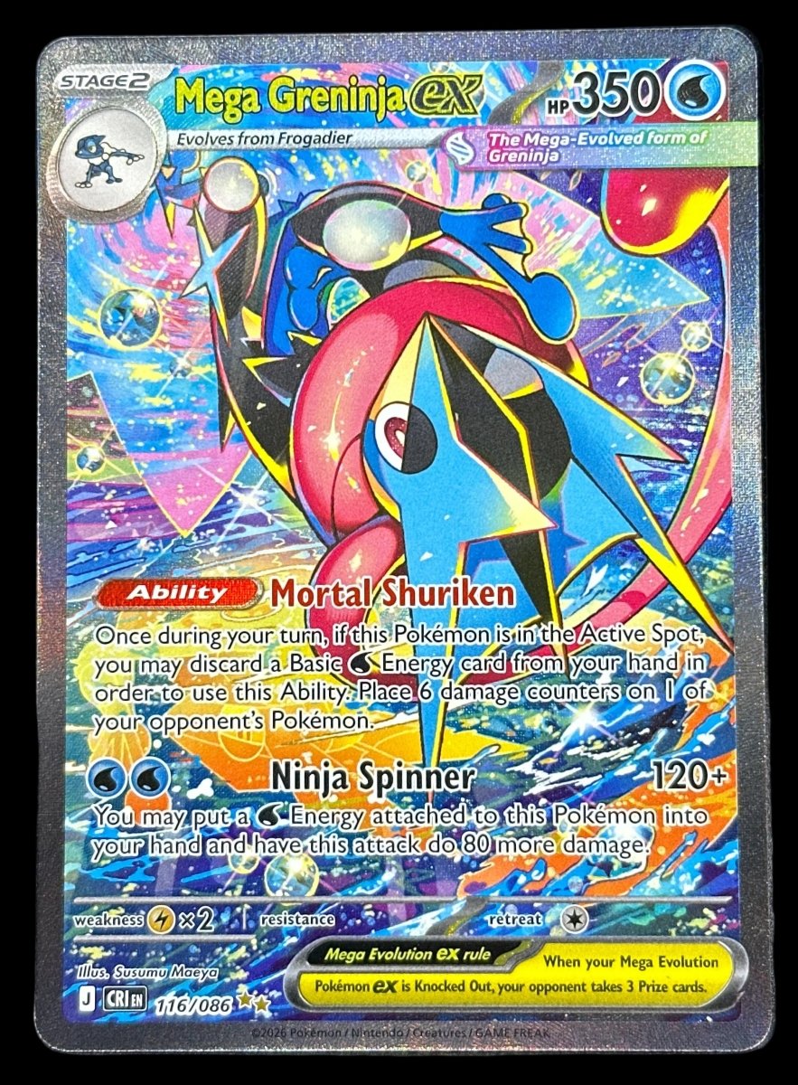 Pokemon - Mega Greninja EX 116/086 Chaos Rising Mega Evolution - Mega Cash Sydney