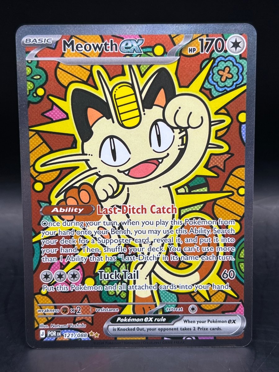 Pokémon - Meowth Ex 121/088 Prefect Order - Mega Cash Sydney