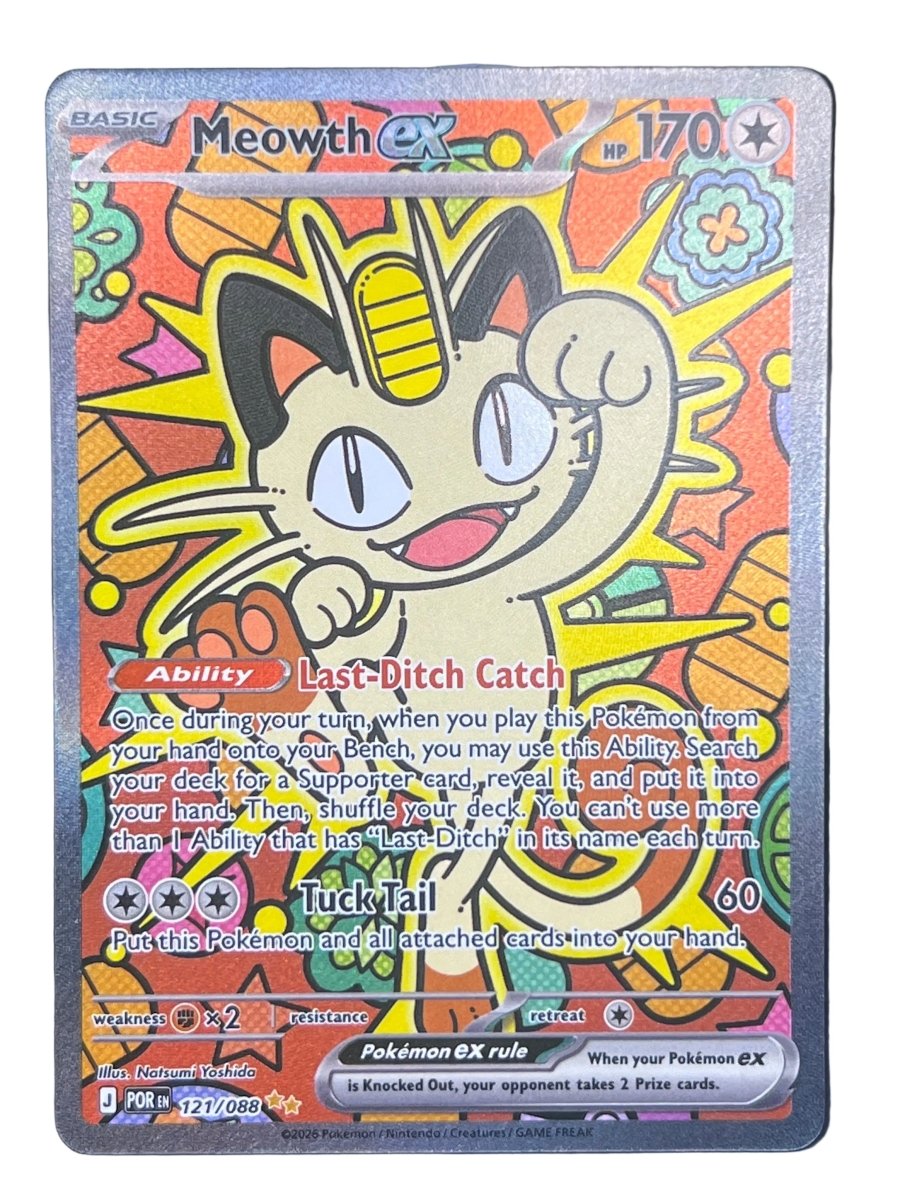 Pokémon - Meowth Ex 121/088 Prefect Order - Mega Cash Sydney