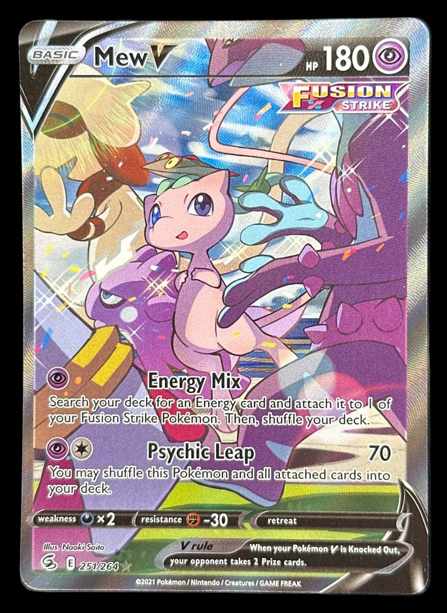 Pokemon - Mew V 251/264 Sword & Shield Fusion Strike - Mega Cash Sydney