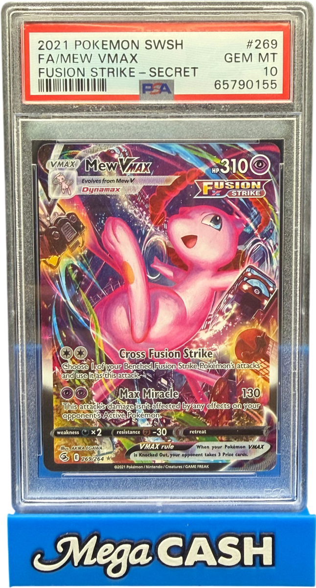 Pokémon - Mew Vmax 269/264 PSA 10 - Mega Cash Sydney