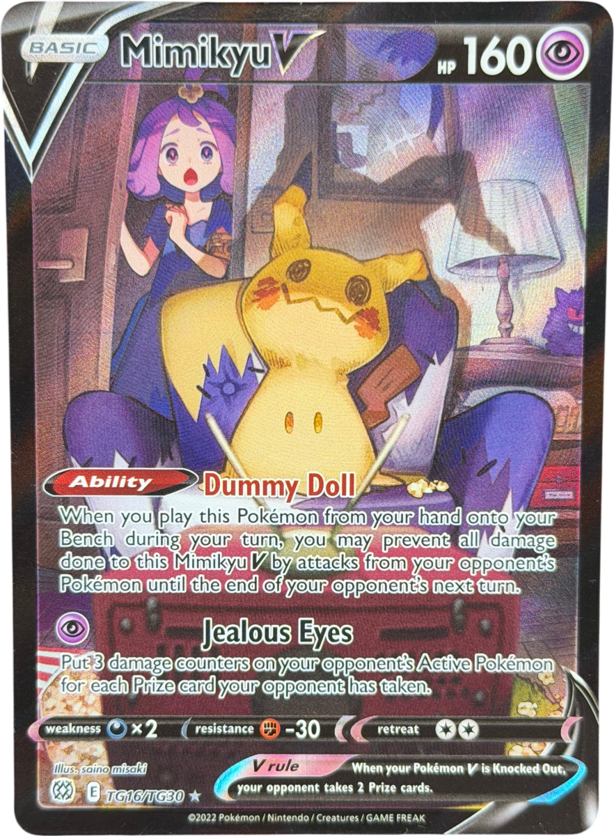 Pokémon - Mimikyu V TG16/TG30 - Mega Cash Sydney
