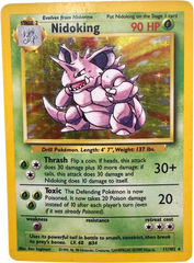 Pokémon - Nidoking 11/102 Holo - Mega Cash Sydney