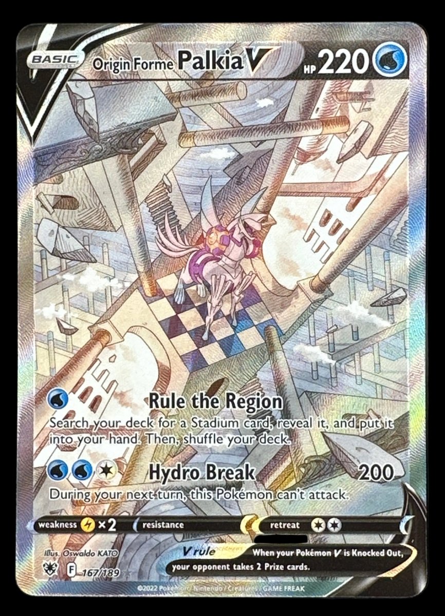 Pokemon - Origin Forme Palkia 167/189 V Sword & Shield Astral Radiance - Mega Cash Sydney