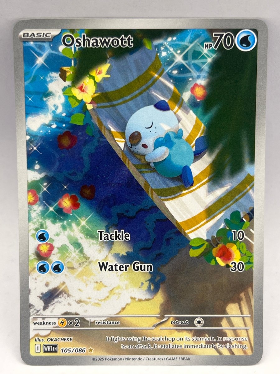 Pokemon - Oshawott 105/086 105/086 White Flare - Mega Cash Sydney