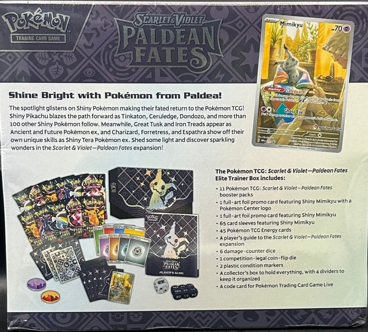 Pokemon - Paldean Fates Pokemon Centre Elite Trainer Box - Mega Cash Sydney