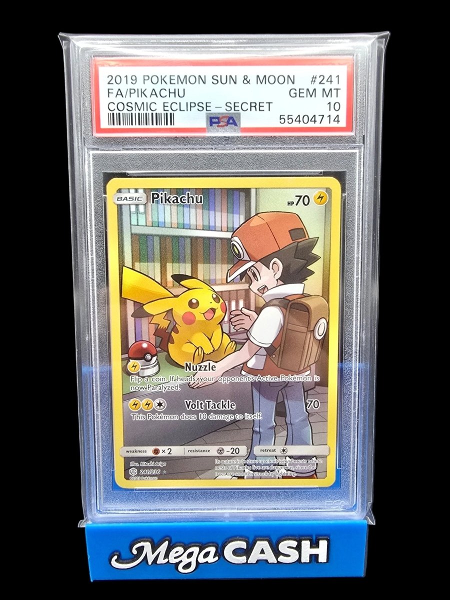 Pokemon - Pikachu 241/236 PSA 10 - Mega Cash Sydney