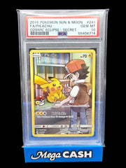 Pokemon - Pikachu 241/236 PSA 10 - Mega Cash Sydney