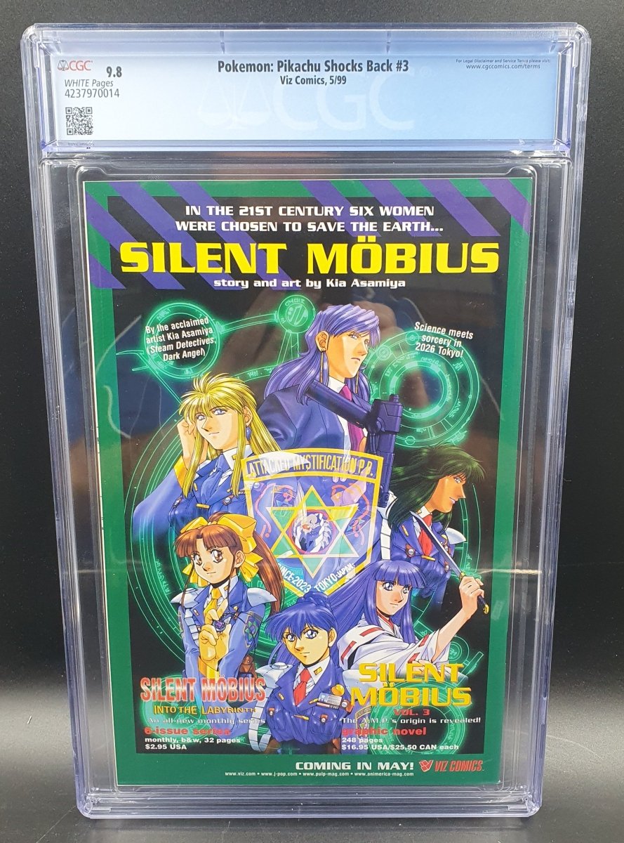 POKEMON - Pikachu Shocks Back - Issue 3 - May 1999 CGC 9.8 - Comic - Mega Cash Sydney