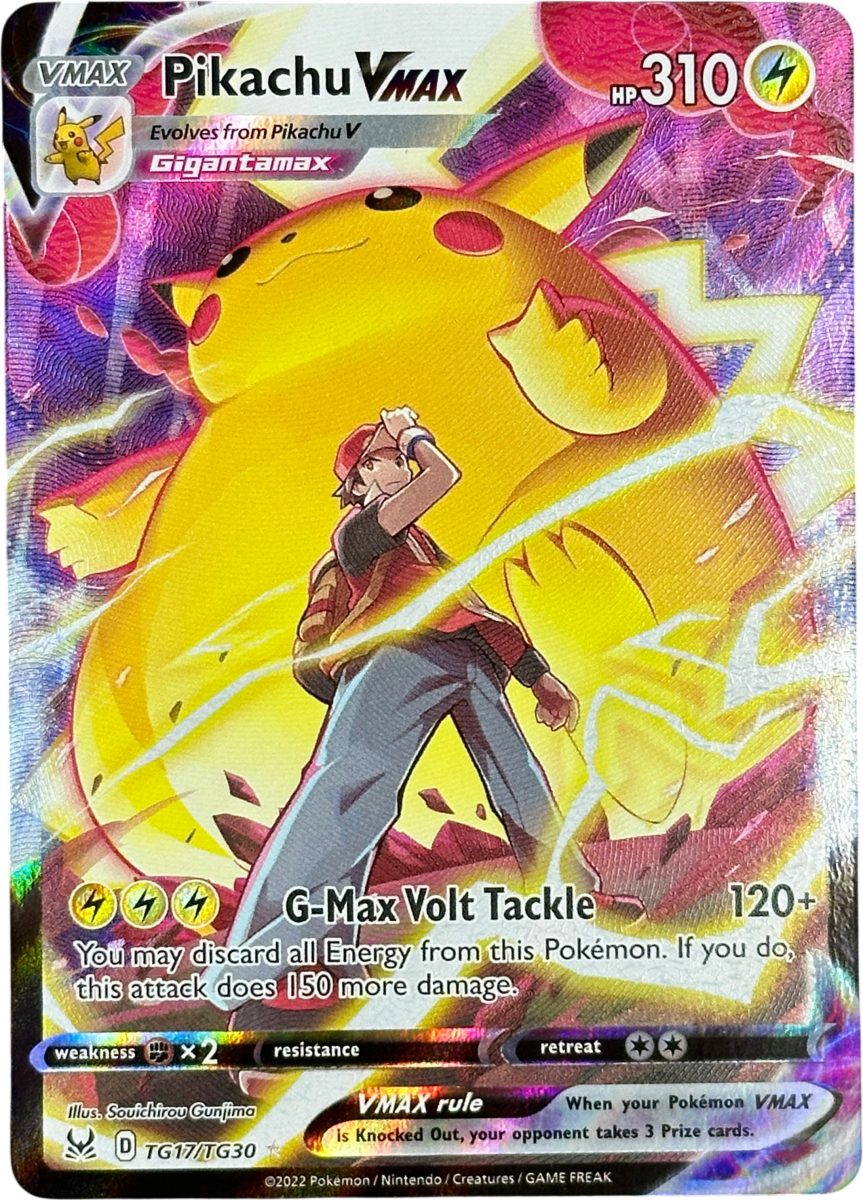 Pokémon - Pikachu VMAX - TG17/TG30 - Lost Origin - Mega Cash Sydney