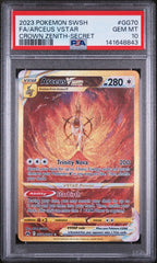 Pokémon - PSA 10 Arceus V Star GG70/GG70 Crown Zenith - Mega Cash Sydney