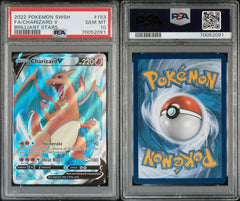 Pokémon - PSA 10 - Charizard V - 153/173 - Brilliant Stars - Mega Cash Sydney