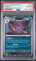 Pokemon - PSA 10 Gengar 050/088 GameStop Stamped - Mega Cash Sydney