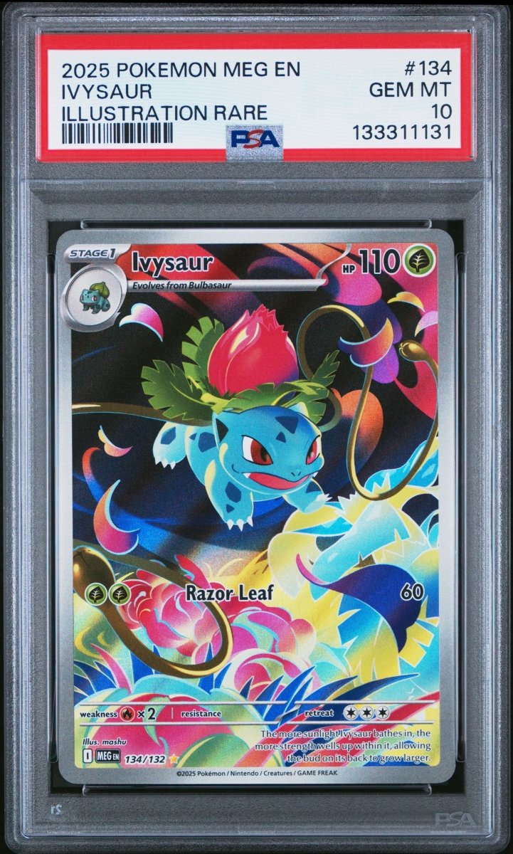 Pokémon - PSA 10 - Ivysaur - 134/132 - Mega Evolution - Mega Cash Sydney