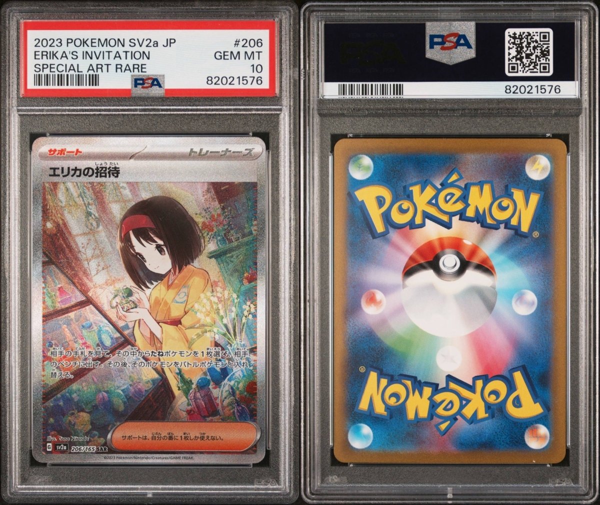 Pokémon - PSA 10 - JPN Erika’s Invitation - 206/165 - Mega Cash Sydney