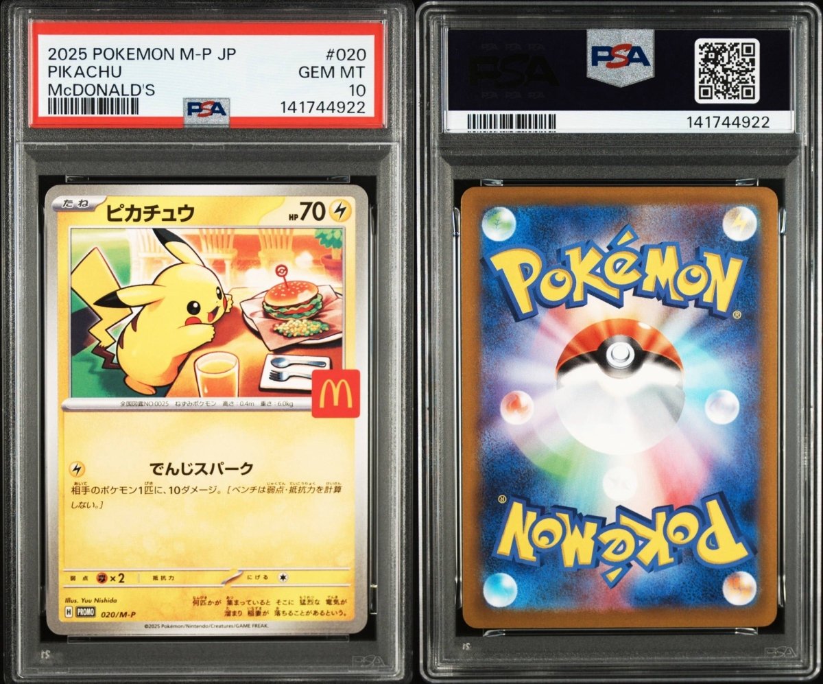 Pokémon - PSA 10 - JPN McDonald’s Pikachu - 020/M - P - Mega Cash Sydney