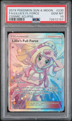 Pokémon - PSA 10 - Lillie’s Full Force - 230/236 - Cosmic Eclipse - Mega Cash Sydney