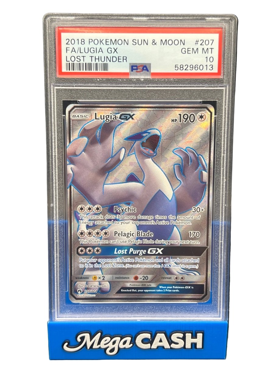 Pokémon - PSA 10 Lugia GX 207/214 Lost Thunder - Mega Cash Sydney