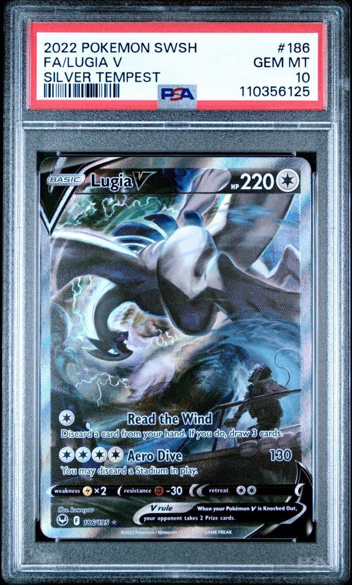 Pokémon - PSA 10 Lugia V 186/195 Silver Tempest - Mega Cash Sydney