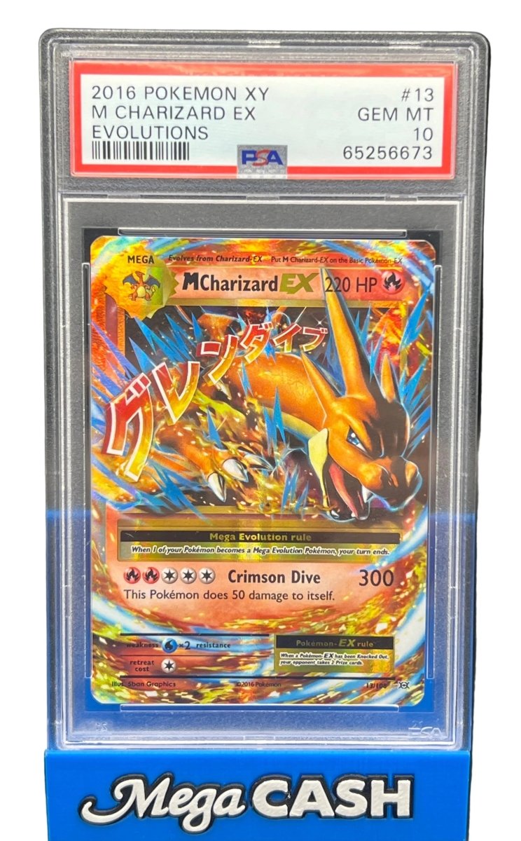 Pokémon - PSA 10 M Charizard Ex 13/108 XY Evolutions - Mega Cash Sydney