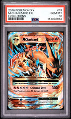Pokémon - PSA 10 M Charizard Ex 13/108 XY Evolutions - Mega Cash Sydney