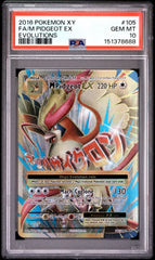 Pokémon - PSA 10 M Pidgeot Ex 105/108 XY Evolutions - Mega Cash Sydney