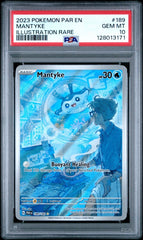 Pokémon - PSA 10 Mantyke 189/182 Paradox Rift - Mega Cash Sydney