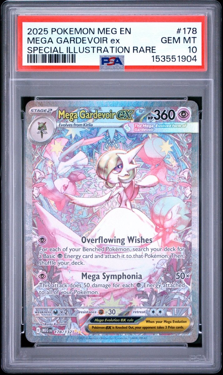 Pokémon - PSA 10 Mega Gardevoir Ex 178/132 Mega Evolutions - Mega Cash Sydney