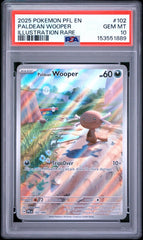 Pokémon - PSA 10 Paldean Wooper 102/094 Phantasmal Flames - Mega Cash Sydney