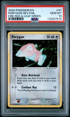 Pokémon - PSA 10 Porygon Holo 47/112 Fire Red & Leaf Green - Mega Cash Sydney