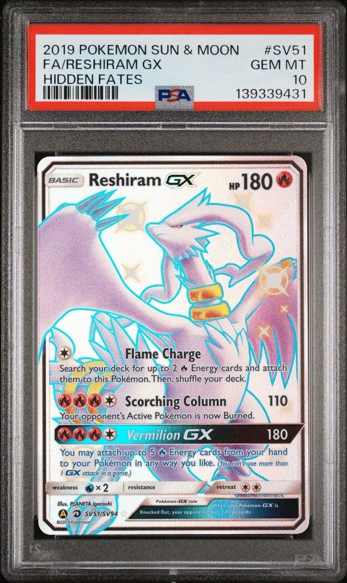 Pokémon - PSA 10 Reshiram GX - SV51/SV94 - Mega Cash Sydney