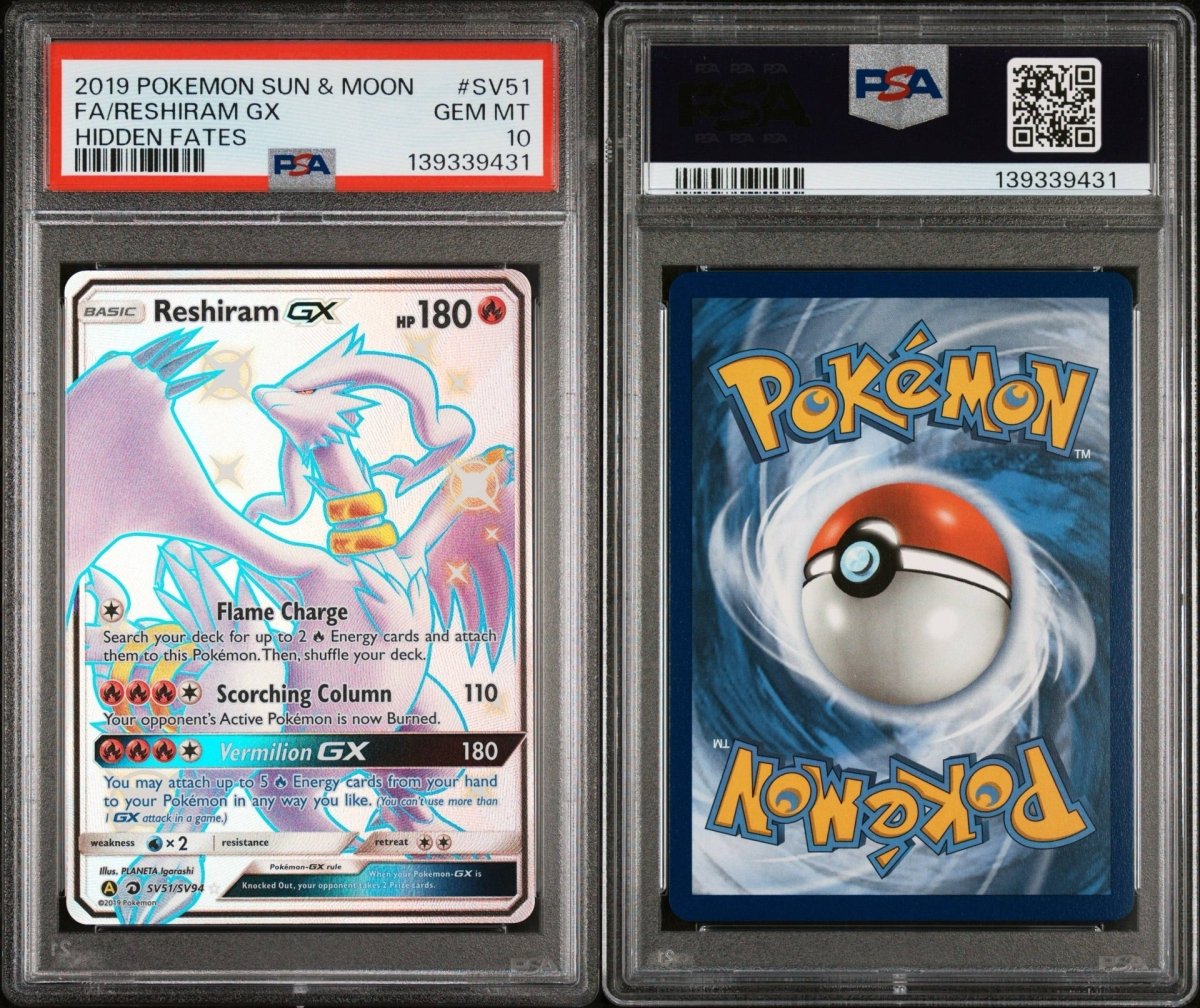 Pokémon - PSA 10 Reshiram GX - SV51/SV94 - Mega Cash Sydney