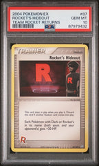 Pokémon - PSA 10 - Rocket’s Hideout - 87/109 - Team Rocket Returns - Mega Cash Sydney