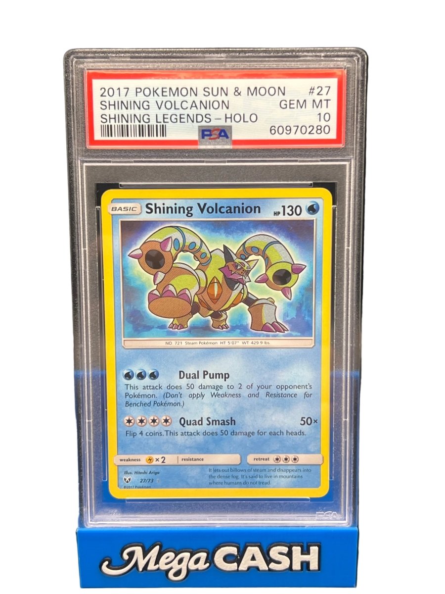 Pokémon - PSA 10 Shining Volcanion 27/73 Shining Legend - Mega Cash Sydney