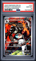 Pokémon - PSA 10 Team Rocket’s Houndoom 191/182 Destined Rivals - Mega Cash Sydney